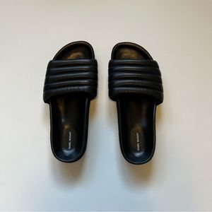 Isabel Marant Black Hellea Leather Sandals-Size 38